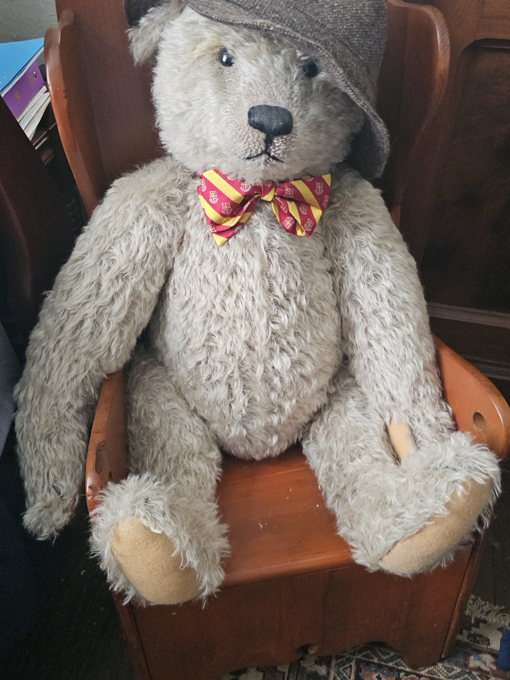 Steiff Theodore 1929 Limited Edition Mohair Teddy Bear #759/1000 Made in Germany